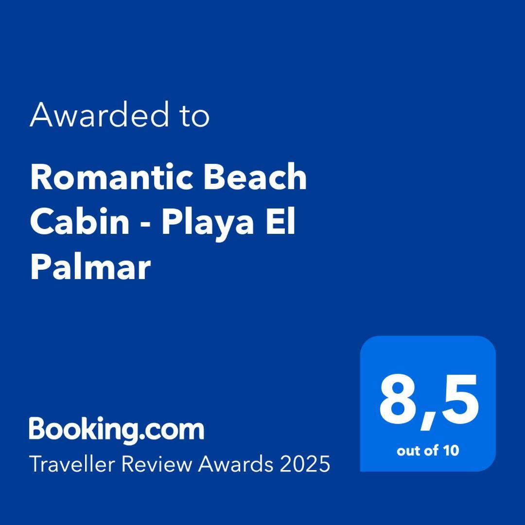 Romantic Beach Cabin - Playa El Palmar El Palmar  Kültér fotó